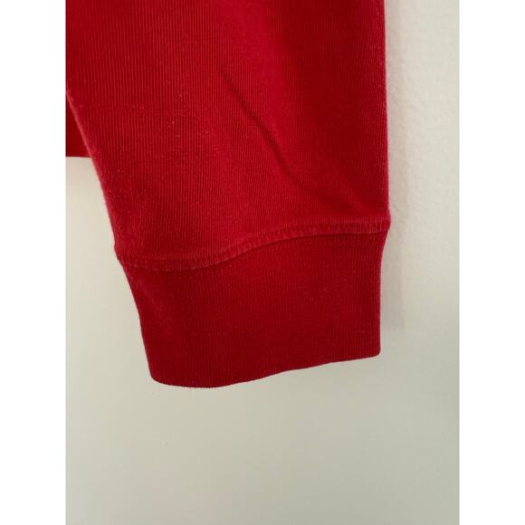 Vintage Abercrombie & Fitch Shirt Men's Medium‎ Red Blue Muscle Bear Trap Lounge - Picture 5 of 12